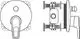 IS-Attrappe-Badearmatur-UP-Ceramix-Blue-Bausatz-2-Rosette-d163mm-Chrom-A5675AA gallery number 2